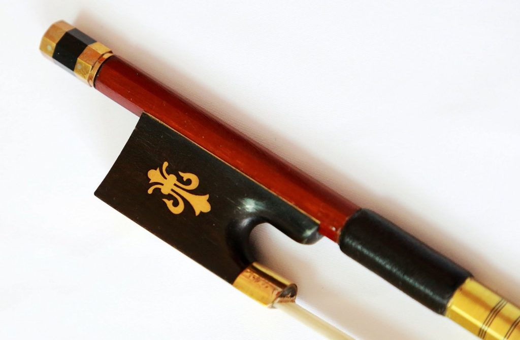 Silver Winding Violin Bow